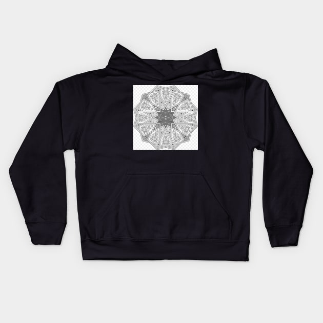 Mandala Kids Hoodie by Aladdins Vault